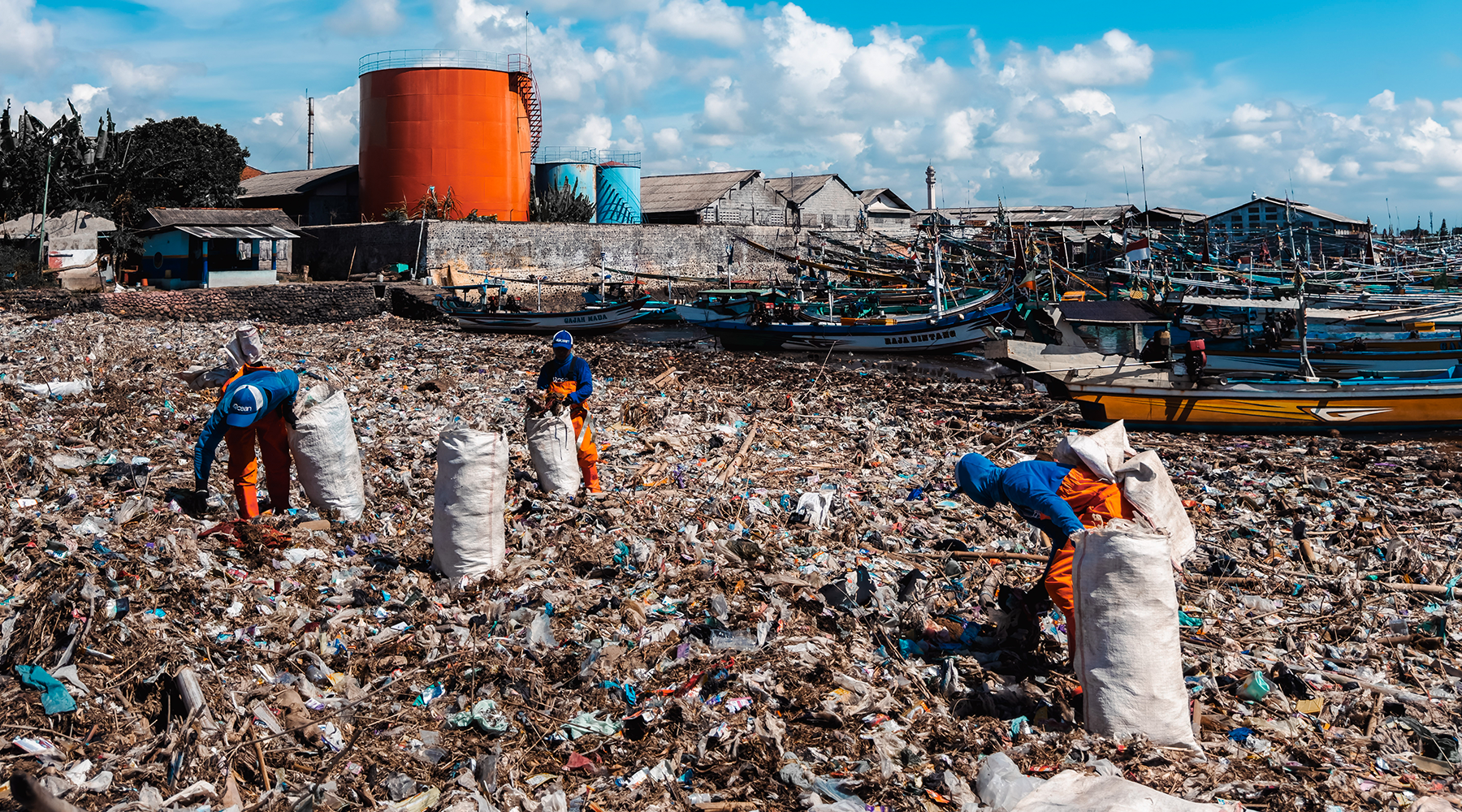 Fishing for Trash - Plastic Shores of Bago River