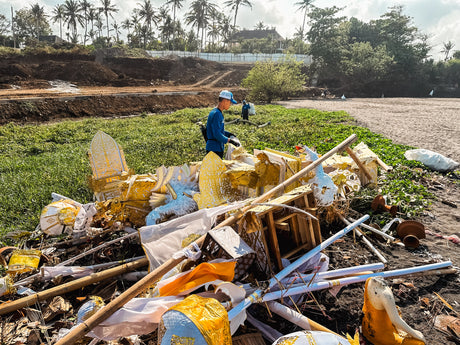 Microplastics, Ghost Nets, and Ceremonial Waste: The UNSEEN WASTES OF MENGENING BEACH