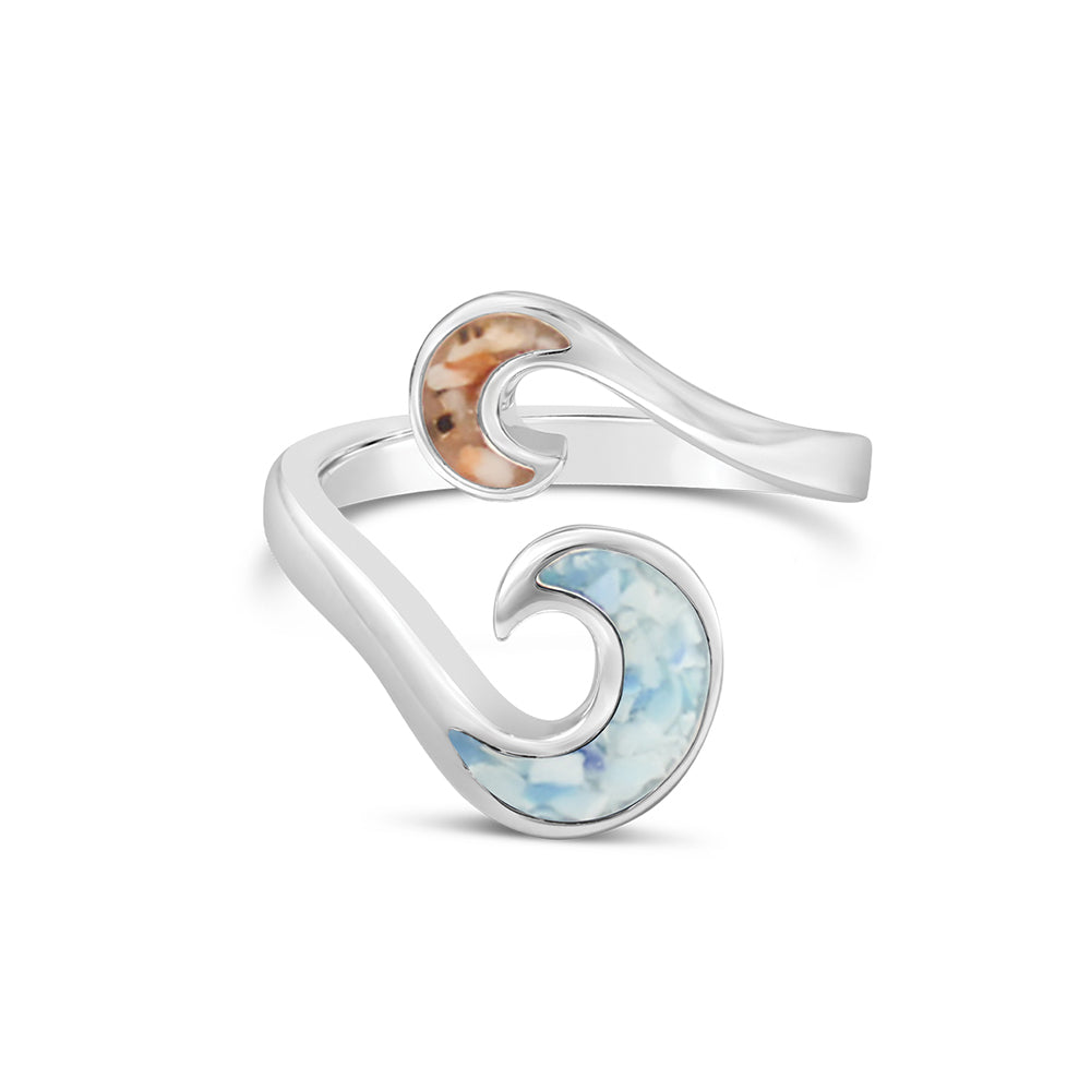 Dune Jewelry x 4ocean Wave Bypass Ring