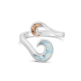 Dune Jewelry x 4ocean Wave Bypass Ring