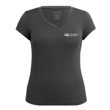 4ocean Logo Women's Sport Short Sleeve V-Neck T-Shirt