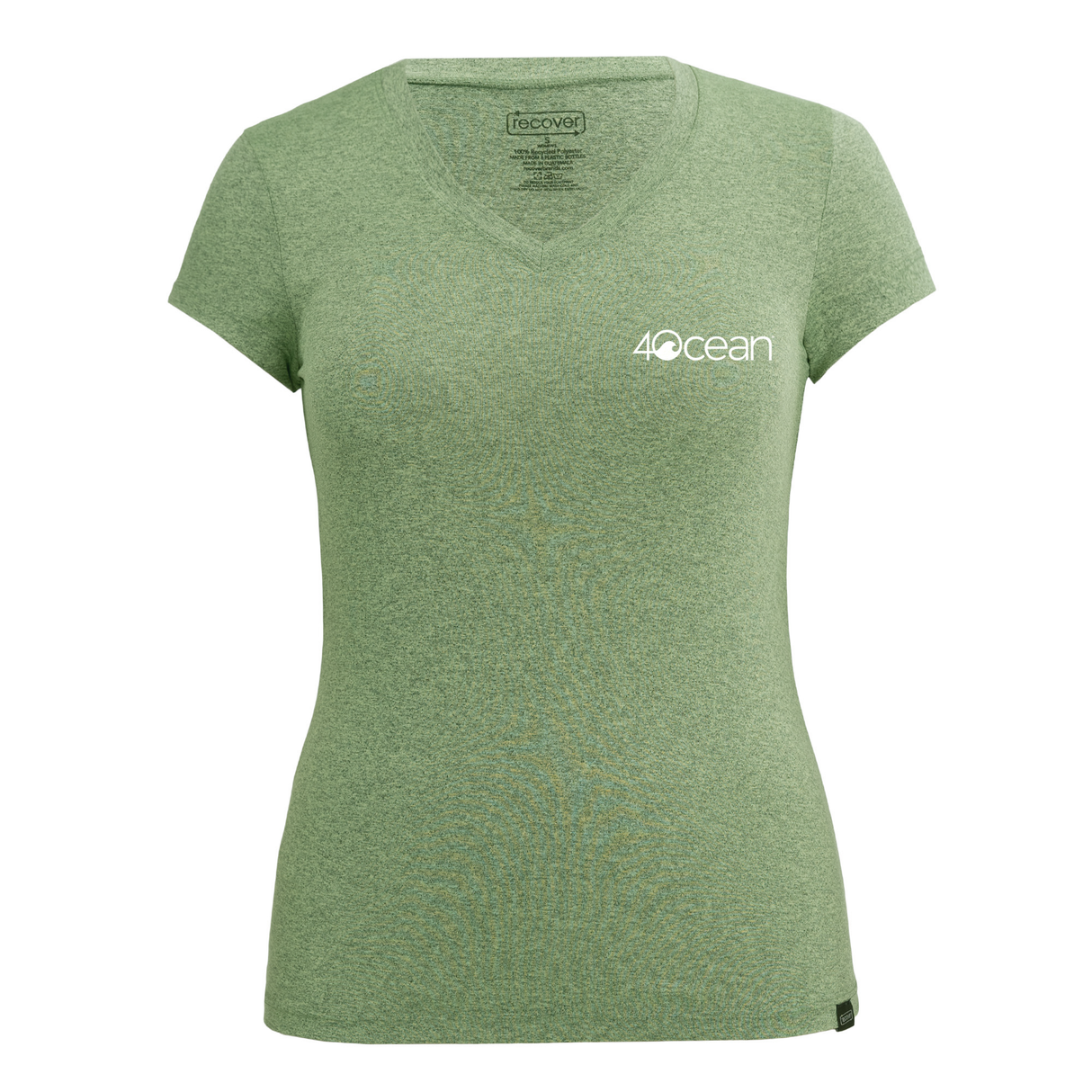 4ocean Logo Women's Sport Short Sleeve V-Neck T-Shirt