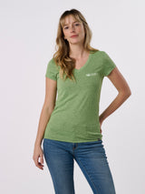 4ocean Logo Women's Sport Short Sleeve V-Neck T-Shirt