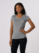 4ocean Logo Women's Sport Short Sleeve V-Neck T-Shirt