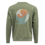 Whale Microplastic Unisex Crew Fleece Sweatshirt