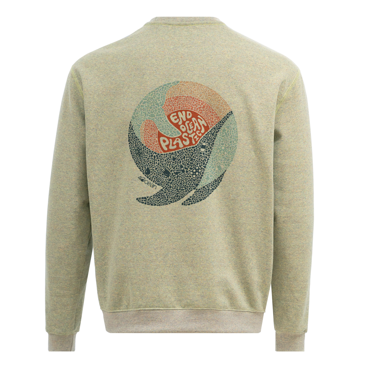 Whale Microplastic Unisex Crew Fleece Sweatshirt