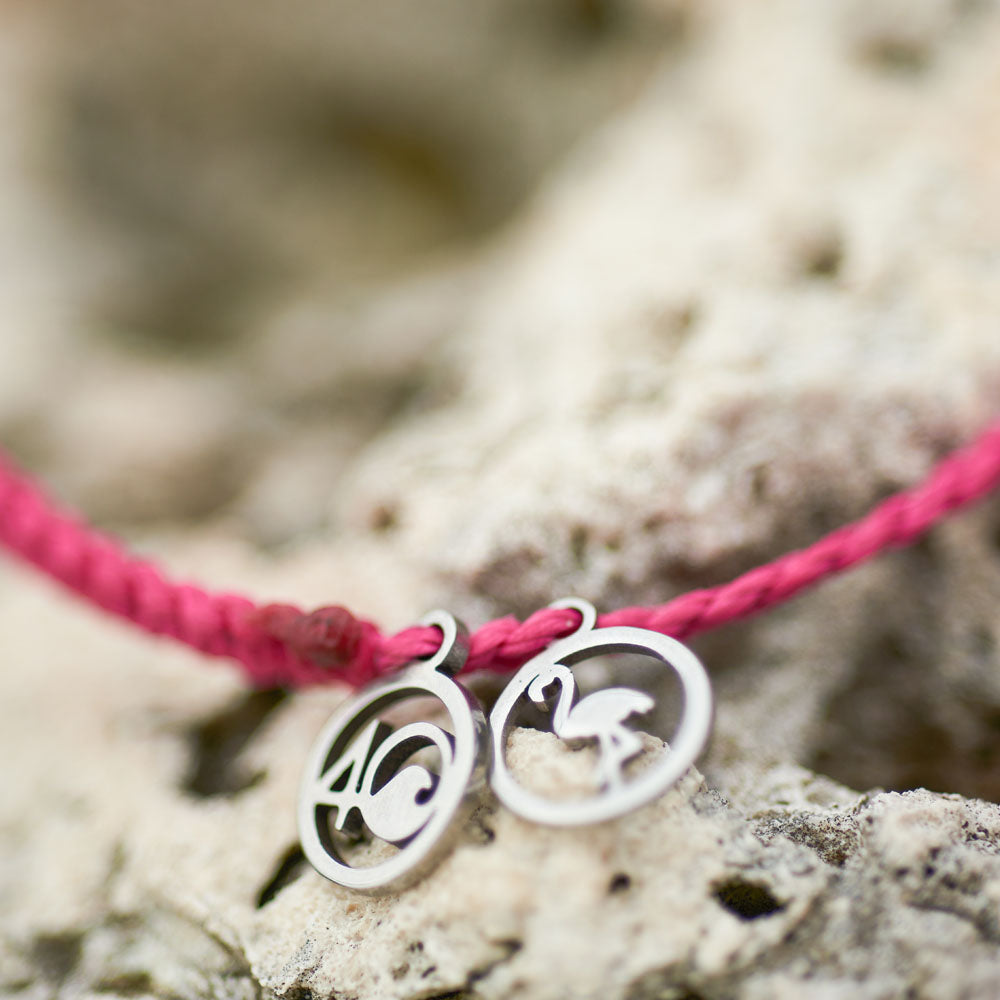 4ocean Flamingo Bracelet | Ocean Cleanup Bracelets | Animal Awareness ...