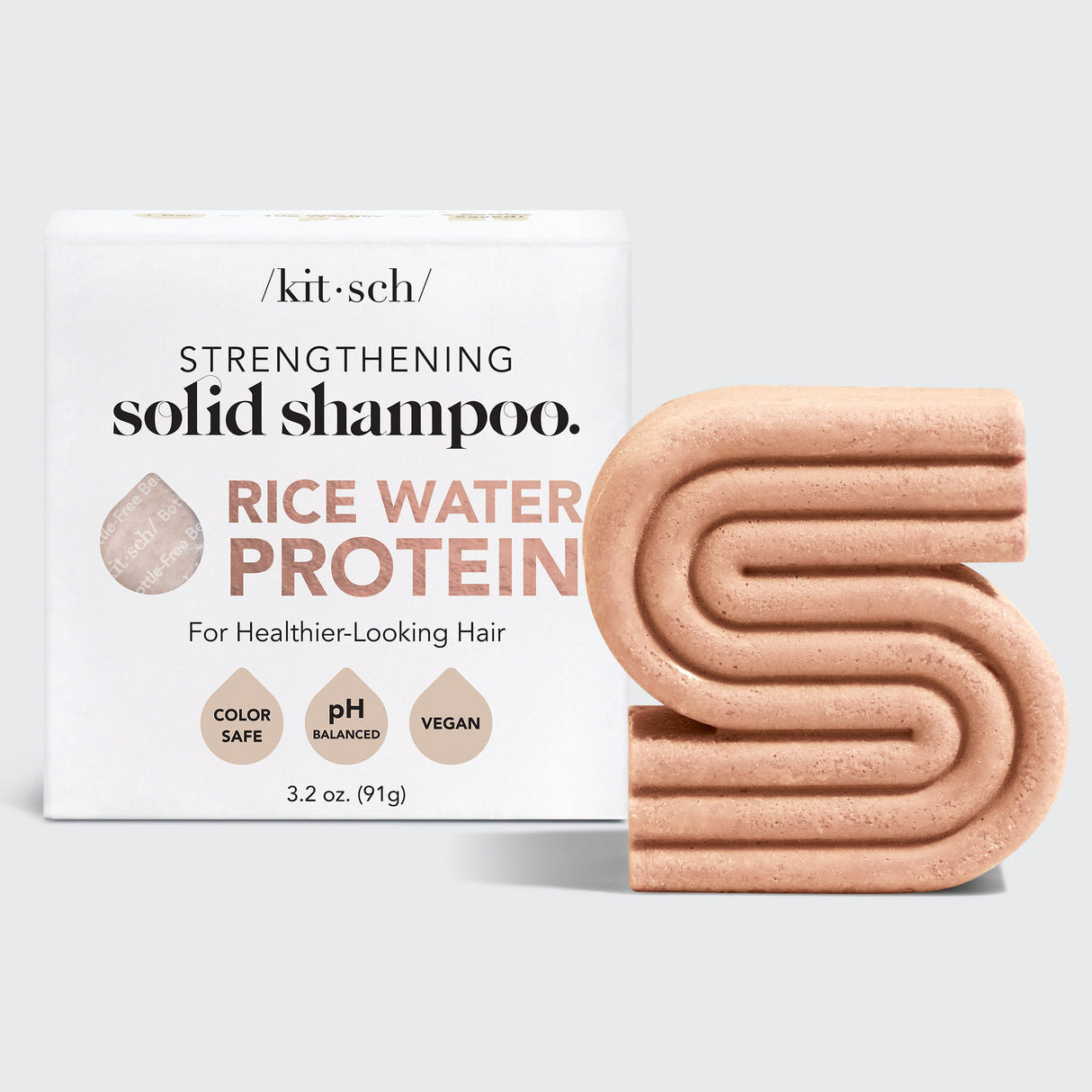 Kitsch Rice Water Shampoo Bar for Hair Growth