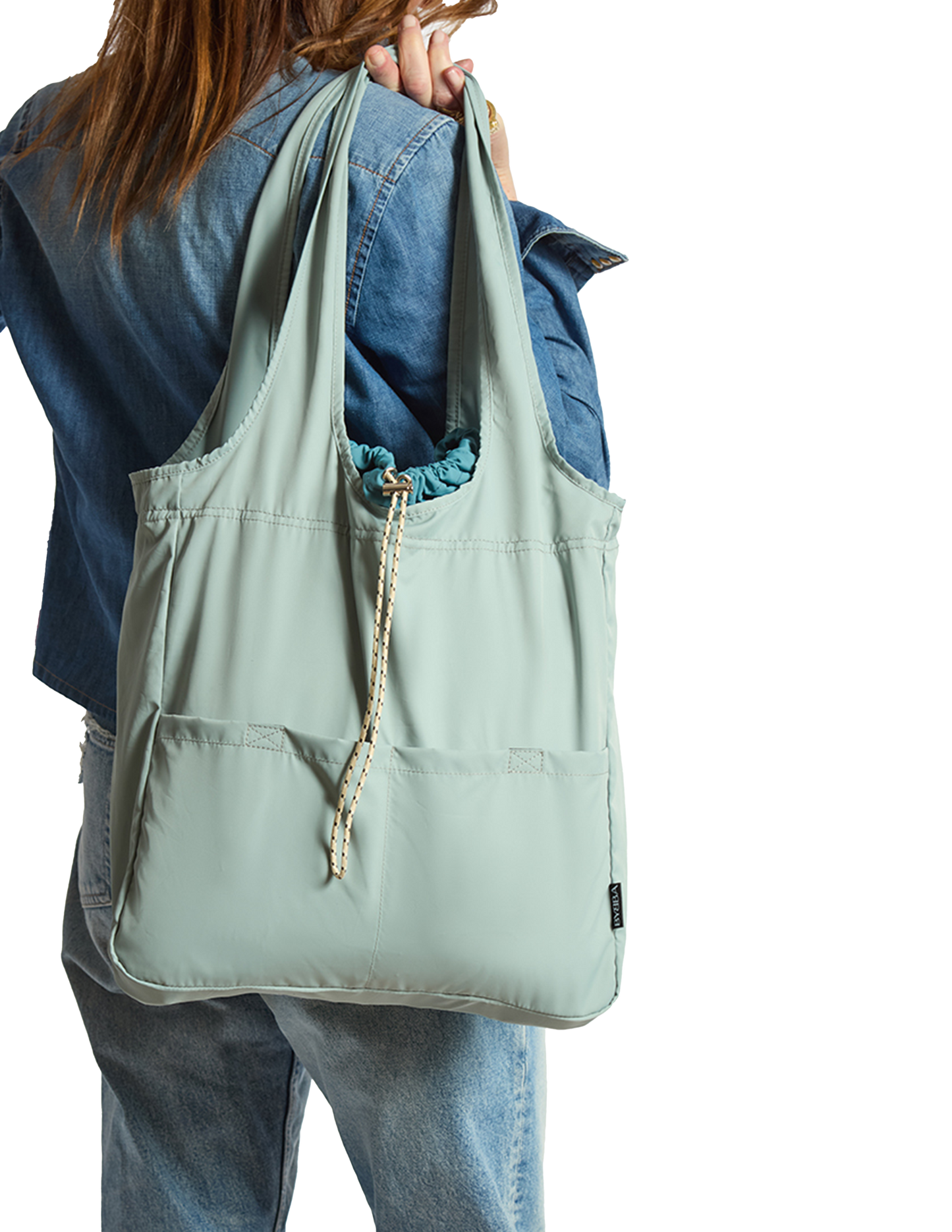 BYBBA THE BALOS FOLDAWAY BAG // MISTY BLUE