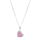 4ocean x Dune  Breast Cancer Awareness Small Heart Necklace + Earring Set