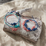 Coral Go Fish Bracelet/Anklet Bundle