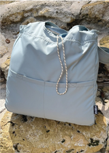 BYBBA x 4ocean THE BALOS FOLDAWAY BAG // MISTY BLUE