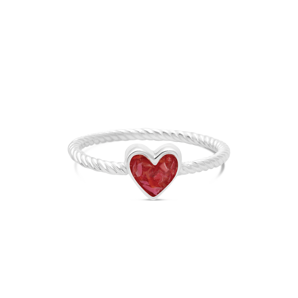 4ocean x Dune Stackable Heart Ring