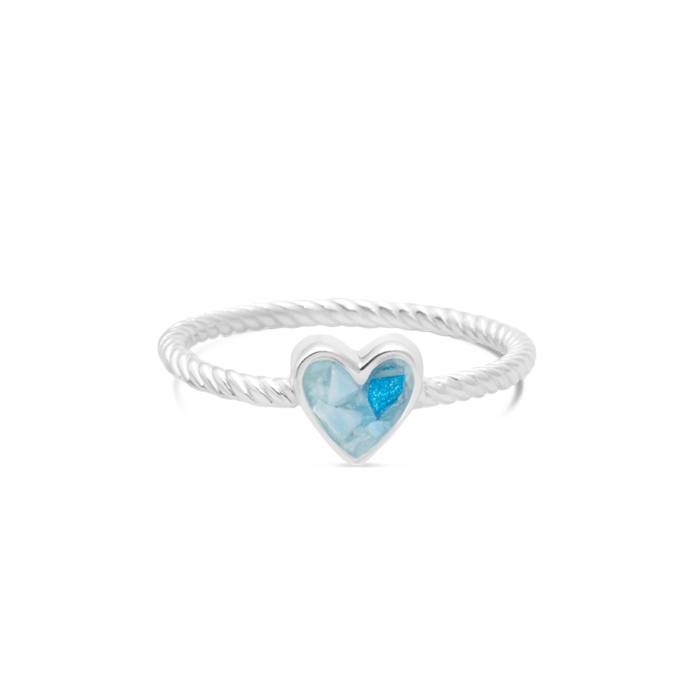 4ocean x Dune Stackable Heart Ring