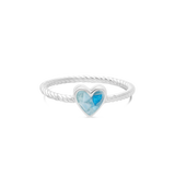 4ocean x Dune Stackable Heart Ring