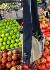 BYBBA THE NET.ZERO MARKET BAG // NAVY