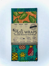 Meli Wraps Beeswax Wrap Variety Pack - Hawaiiana Print