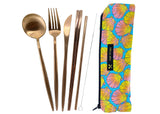 Meli Wraps Reusable Cutlery Set- Shells