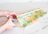 Meli Wraps Beeswax Wrap Bulk Roll + Cutlery Set in Reef Print