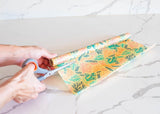 Meli Wraps Beeswax Wrap Bulk Roll + Cutlery Set in Reef Print