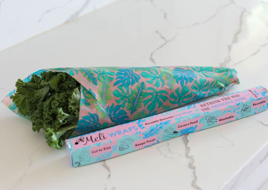 Meli Wraps Beeswax Wrap Bulk Roll - Kahanu Print