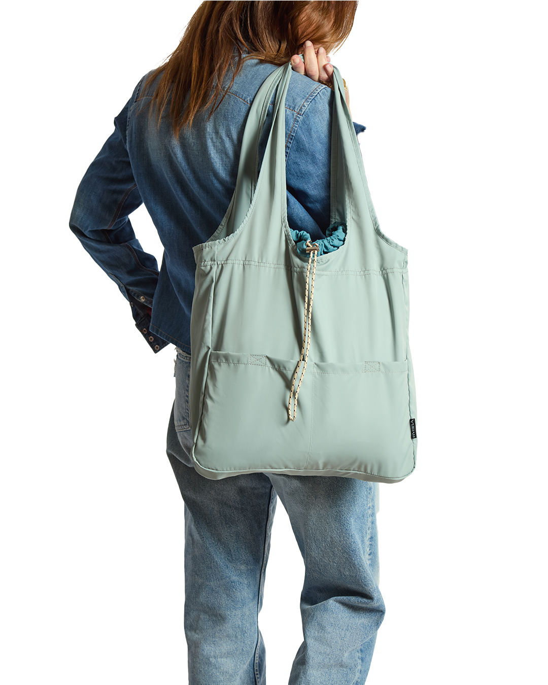 BYBBA THE BALOS FOLDAWAY BAG // MISTY BLUE