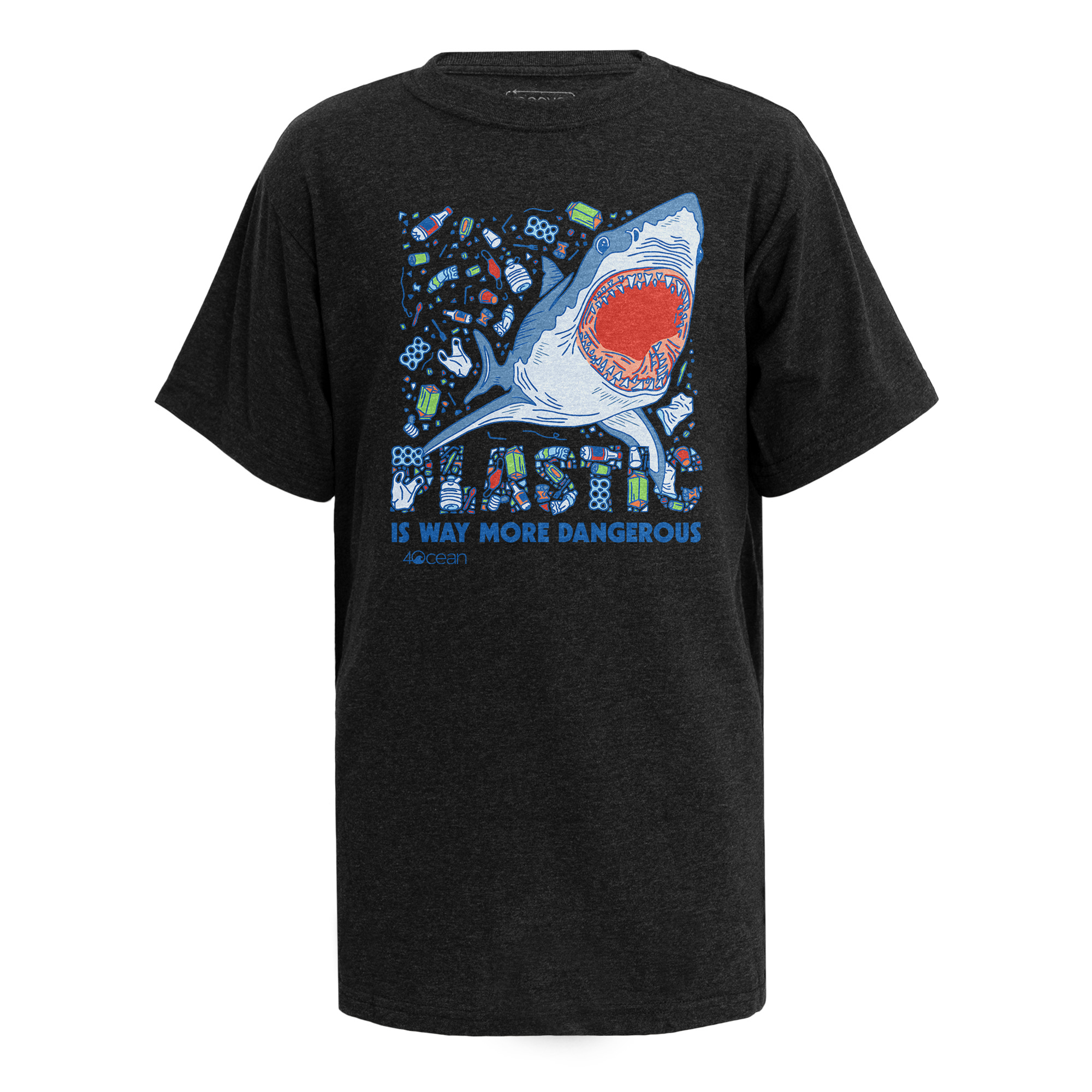 Plastic Shark Kids T-Shirt