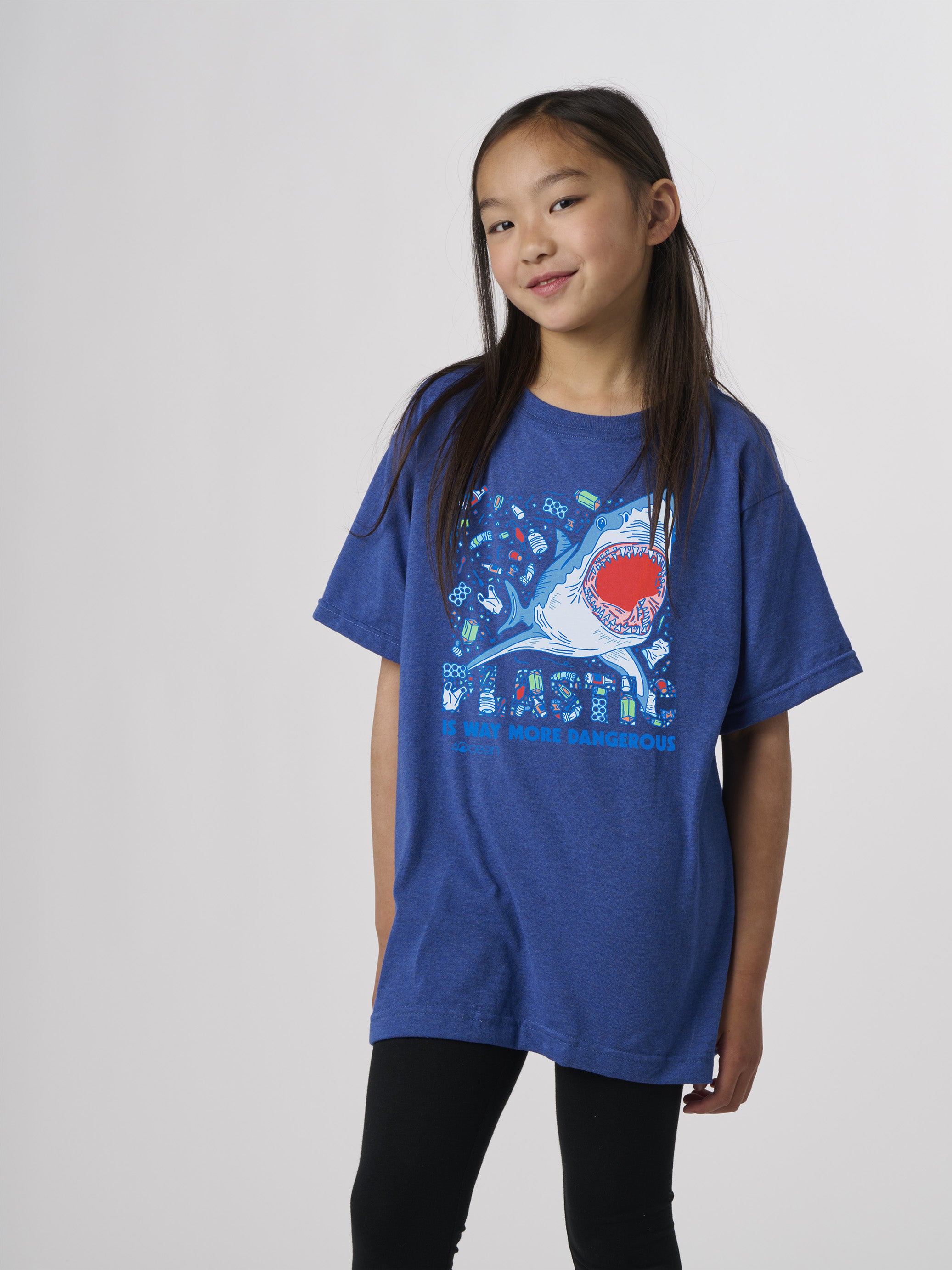 Plastic Shark Kids T-Shirt