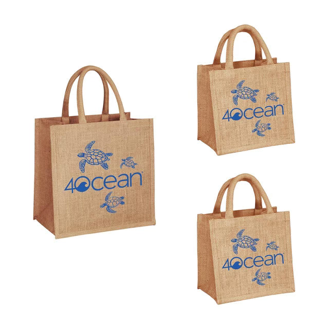 Sea Turtle Reusable Gift Totes - Variety Pack