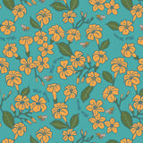 Meli Wraps Beeswax Food Wrap - Puakenikeni Print