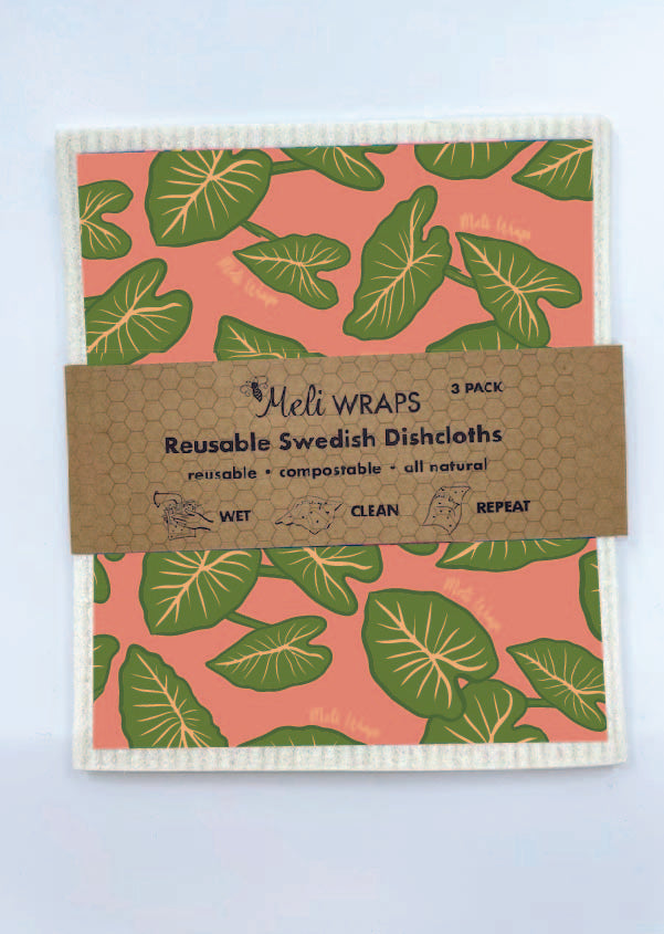 Meli Wraps Kalo Swedish Dish Cloth Set of 3