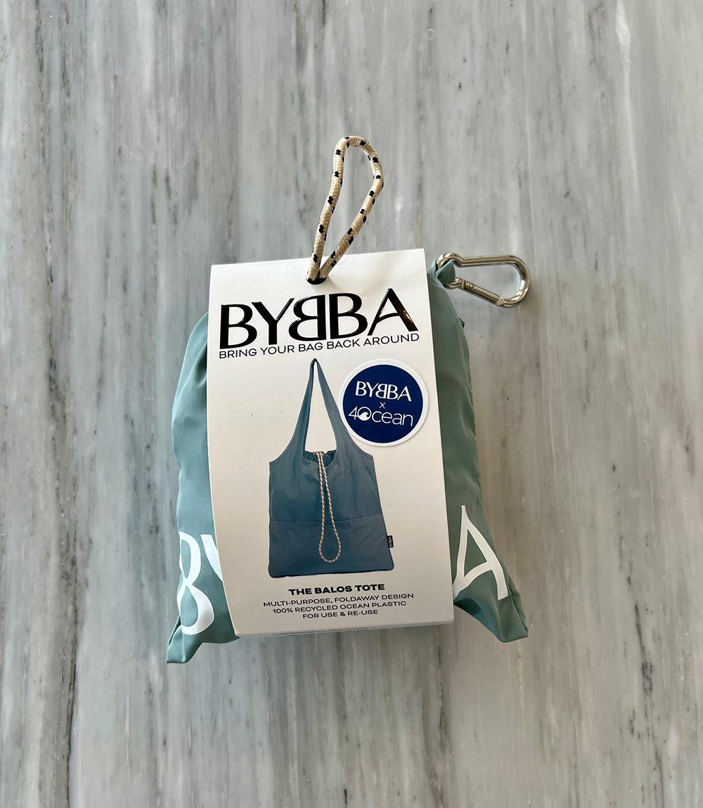 BYBBA x 4ocean THE BALOS FOLDAWAY BAG // MISTY BLUE