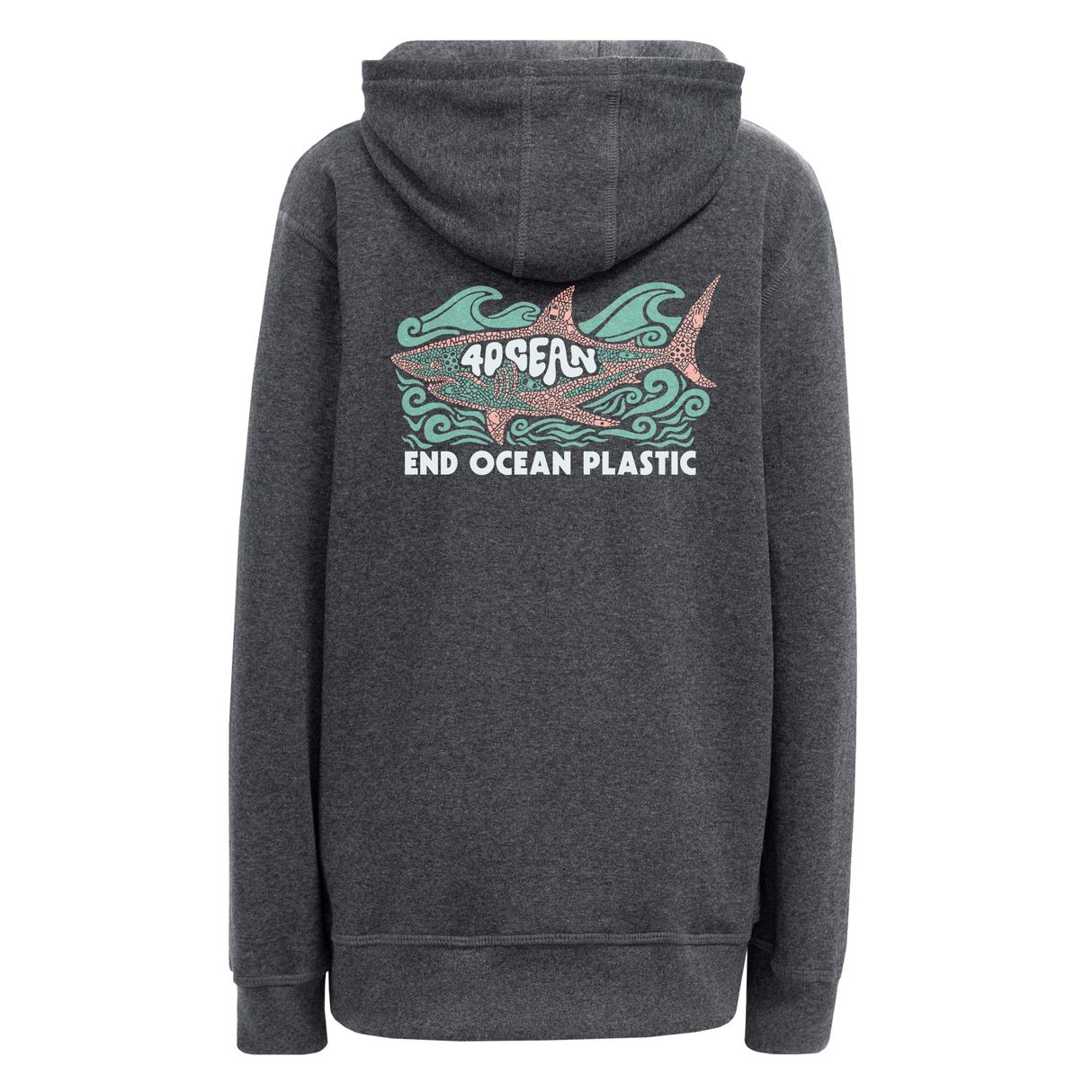 Shark Microplastic Kids Pullover Hoodie