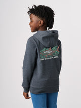 Shark Microplastic Kids Pullover Hoodie