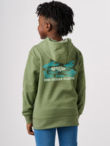 Shark Microplastic Kids Pullover Hoodie