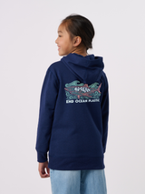 Shark Microplastic Kids Pullover Hoodie