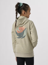 Whale Microplastic Kids Pullover Hoodie