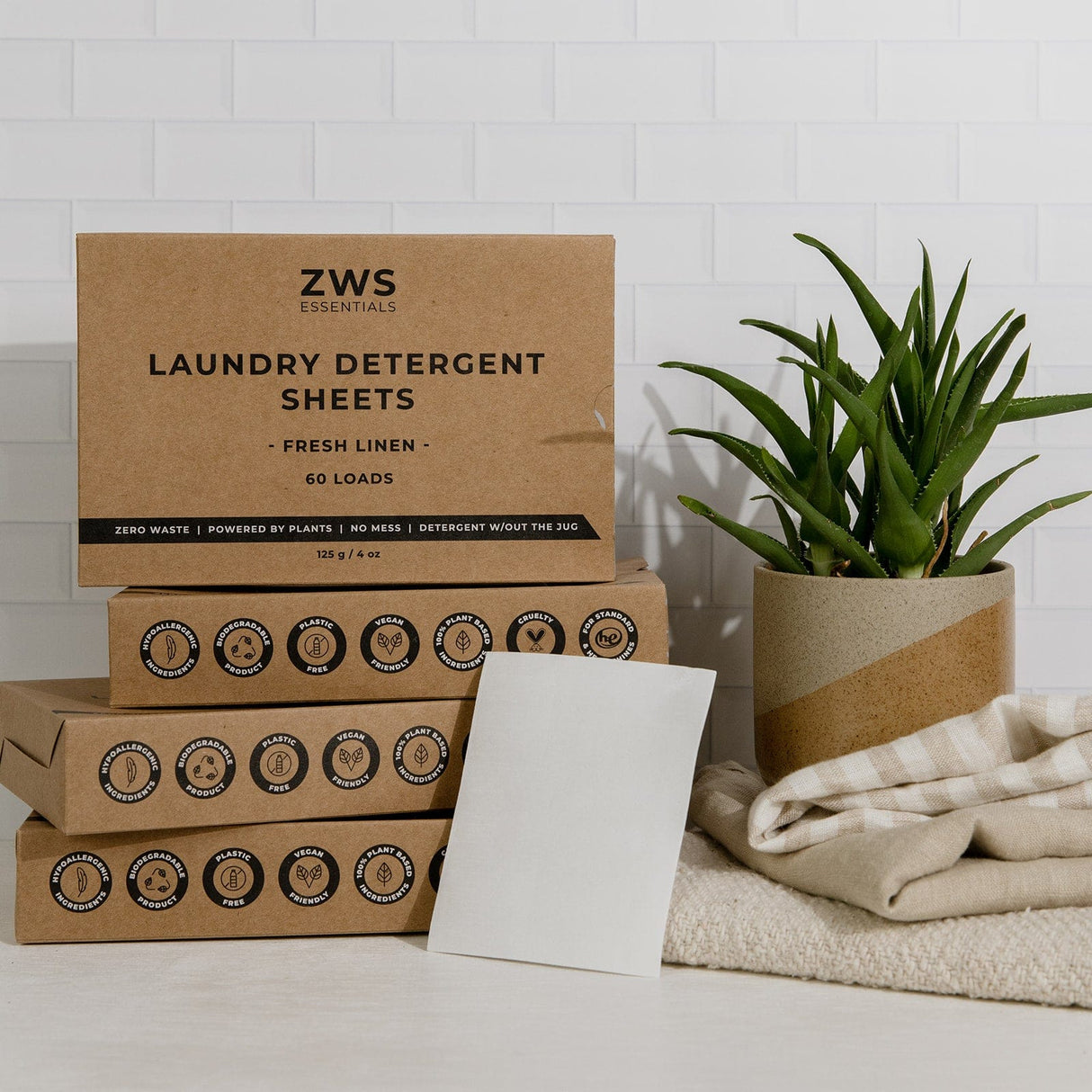 ZeroWasteStore Laundry Detergent Mini Kit - 2 or 4 Boxes