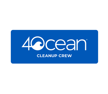 4ocean cleanup crew rectangular sticker