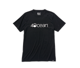 4ocean logo unisex men's and women's t-shirt - black