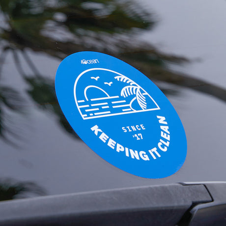 4ocean keeping it clean sticker