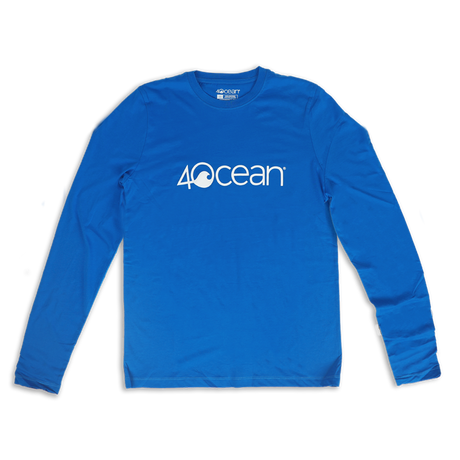 4ocean Unisex Long Sleeve T-Shirt Blue