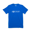 4ocean logo unisex men's and women's t-shirt - blue