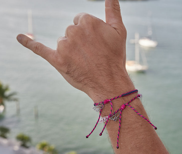 Blue Shark Beaded Bracelet