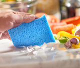 4Ocean Wave Blue Biodegradable Sponge - blue