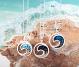 Collection of Dune Wave necklaces