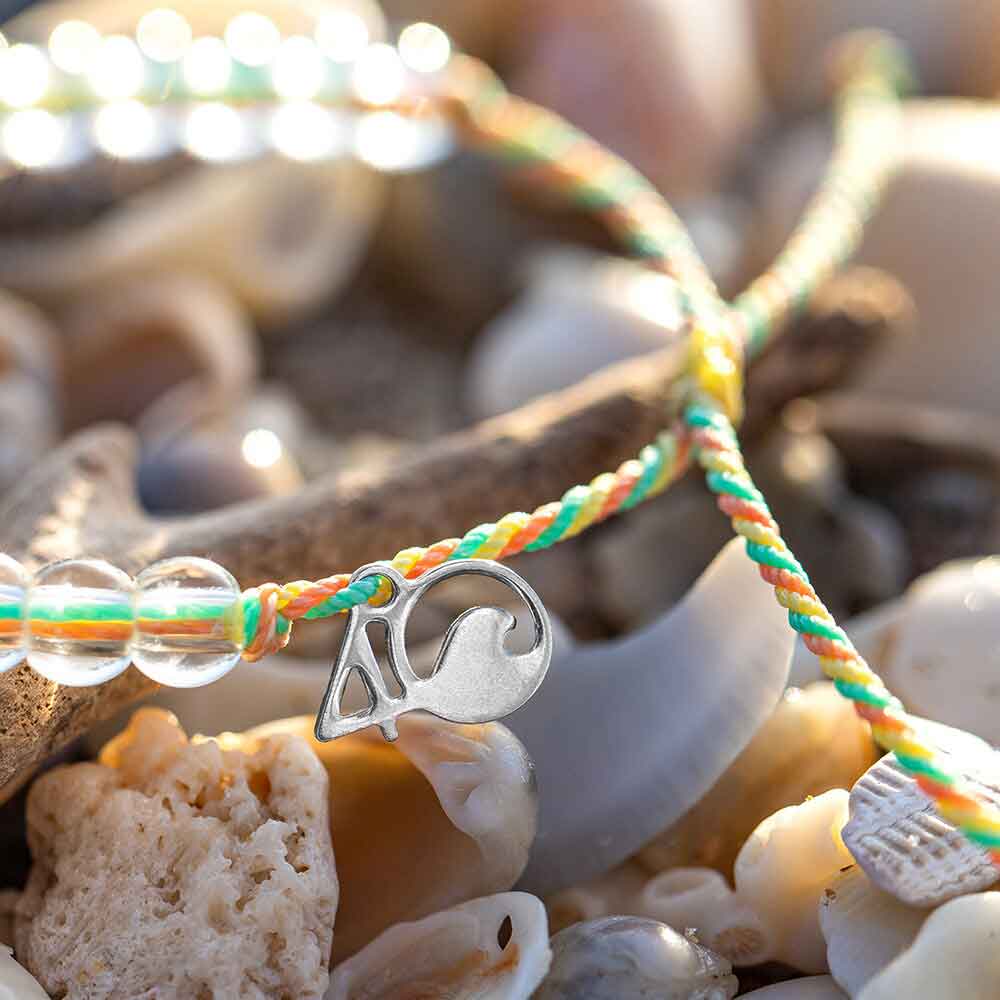 Amazon.com: 4Ocean Handmade Braided Bracelet From Recycled Plastic With  Silver 4O Charm & Reusable Cotton Gift Bag and Stickers (Ghost Net):  Clothing, Shoes & Jewelry