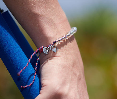 Mesoamerican Reef Beaded Bracelet on male model