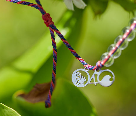 Mesoamerican Reef Beaded Bracelet closeup of charms