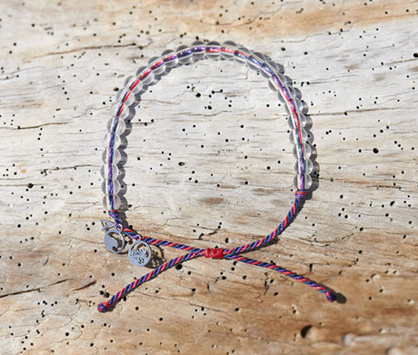 Mesoamerican Reef Beaded Bracelet on drift wood